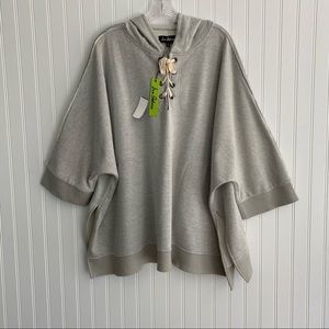 Sam Edelman light grey oversized hoodie SIZE S